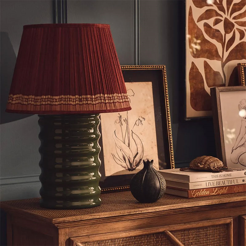 Housenka Table Lamp, H47cm x Diameter 22cm, Spruce-0