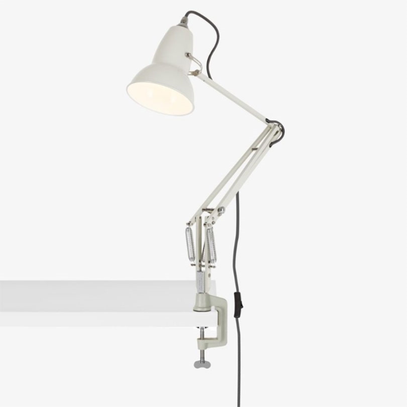 Original 1227 Desk Lamp with Desk Clamp, Linen White-1