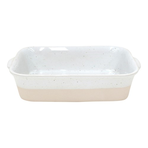 Fattoria Small rectangular baker, L27 x W18 x H6.5cm, White-0