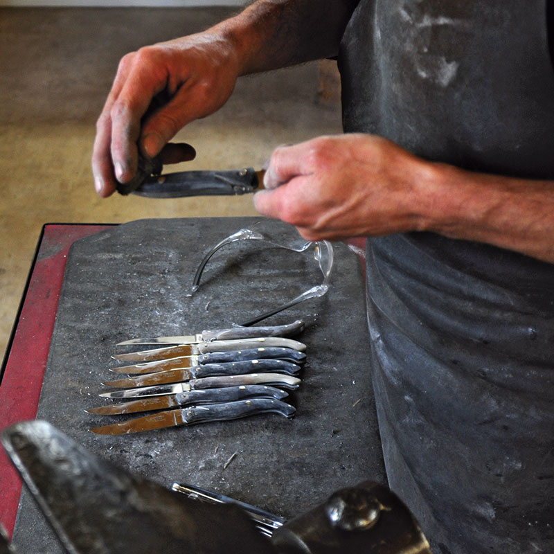 Laguiole Cheese Knife, Ebony Handle-3