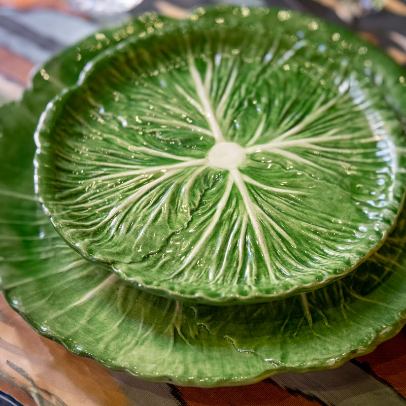 Radicchio Plate, D22cm, Green-1