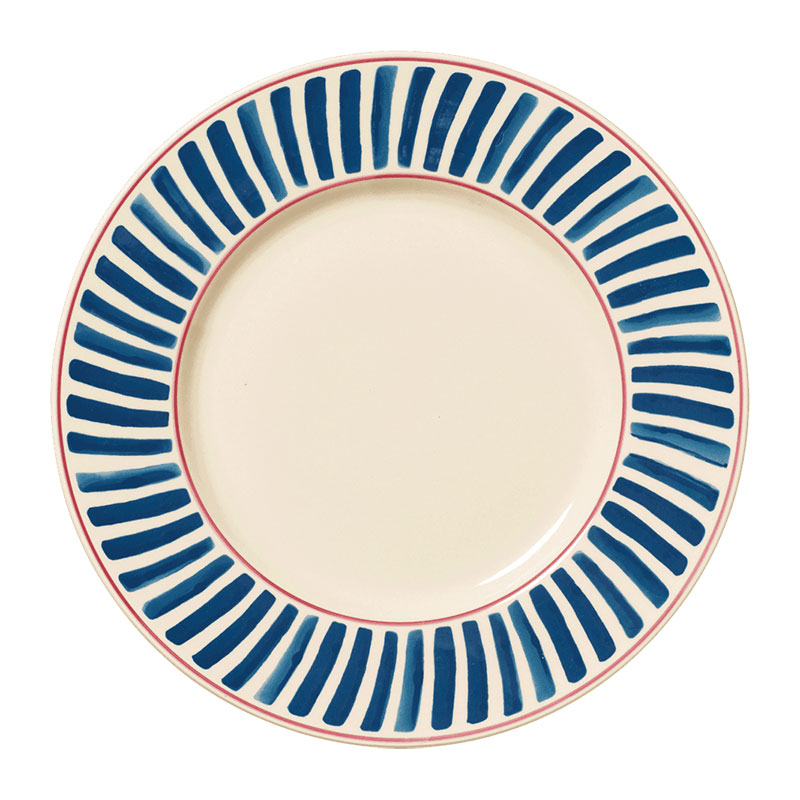 Kintaro Set of 4 Dinner Plates, D28cm, Indigo-0