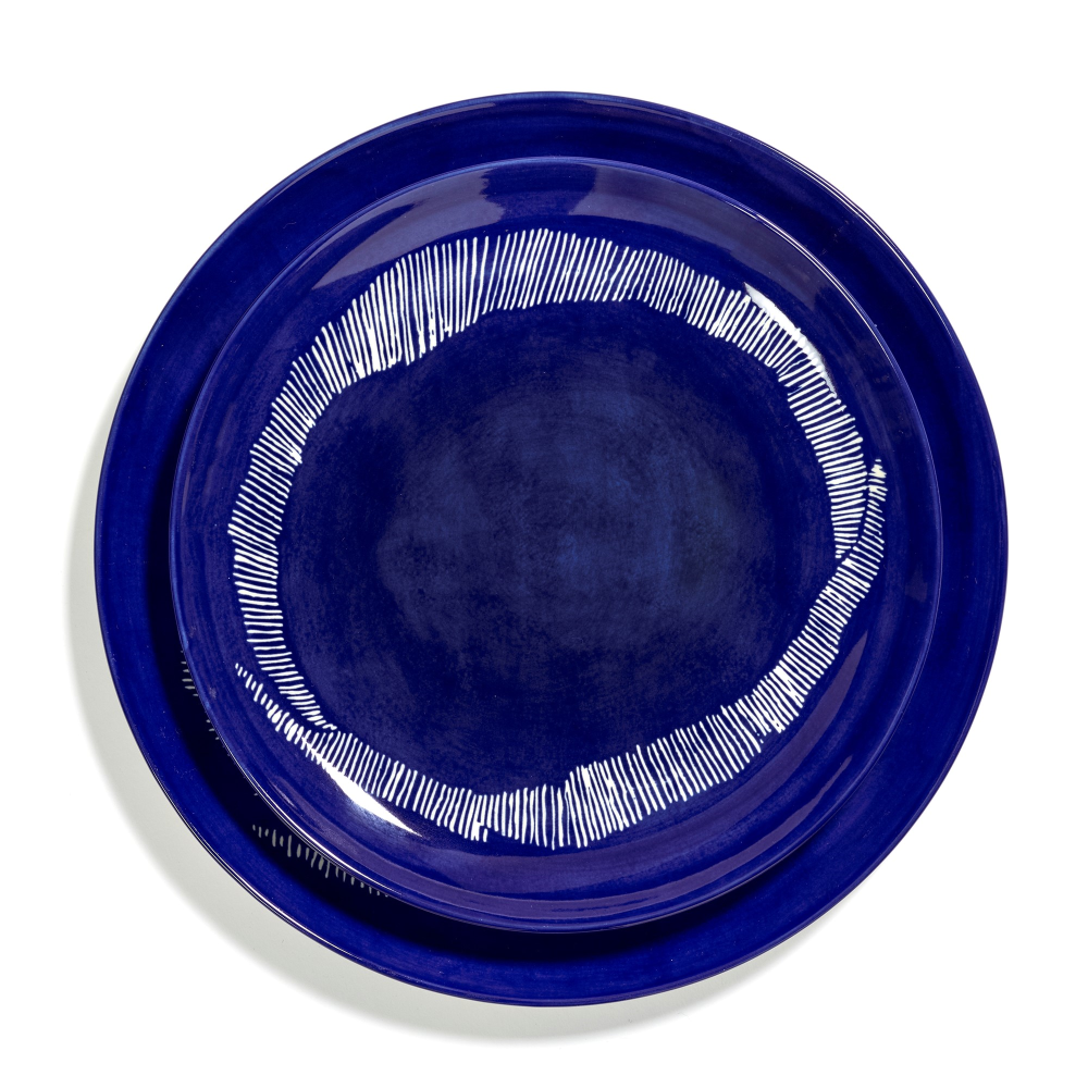 Ottolenghi Serving platter, D35, Blue And White-0