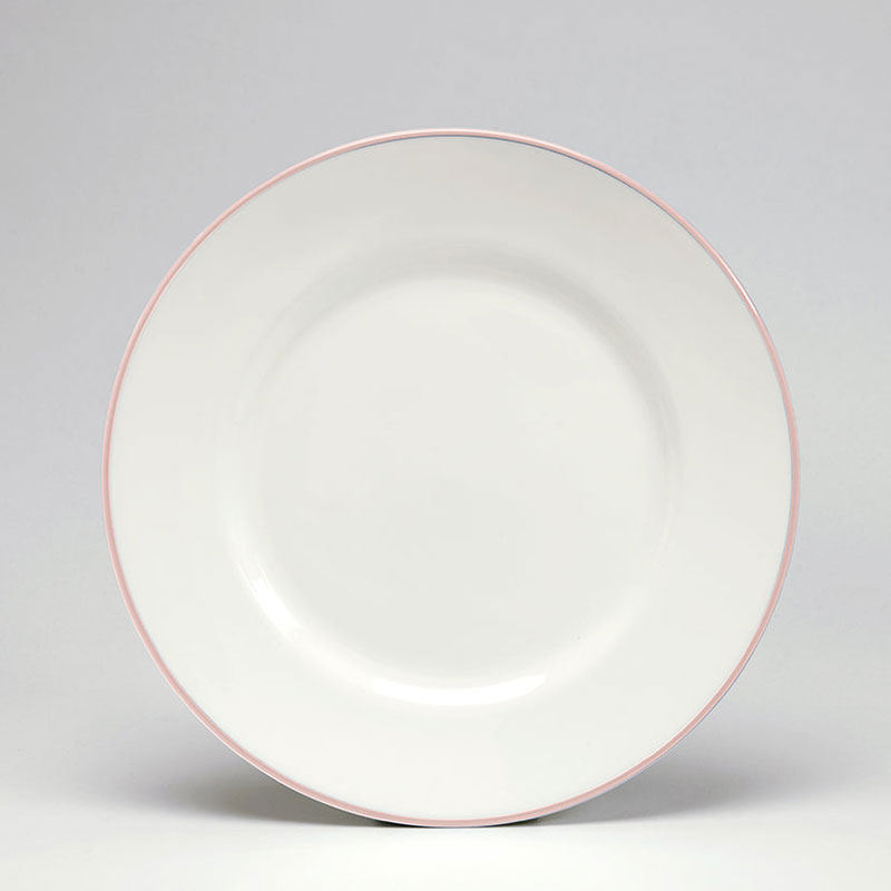 Dessert Plate, D21cm, Blush Rim-0