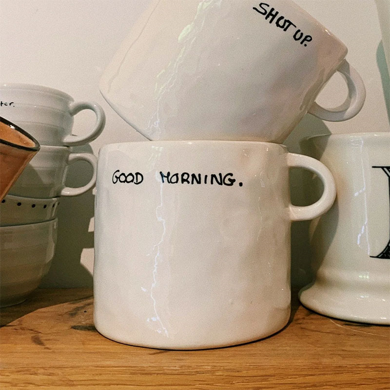 Good Morning Mug, 500ml, Black-0