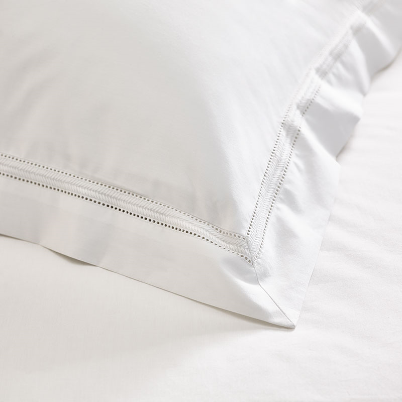 Harper Oxford Pillowcase, 50 x 75cm, White-2