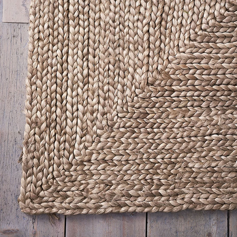 Braided Jute Rug, 170 x 240cm, Natural-3