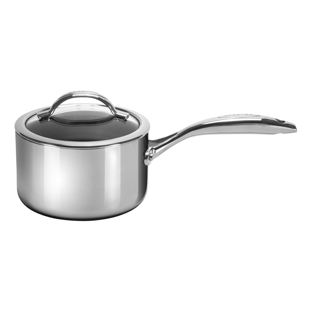 HaptIQ Saucepan with lid, Dia16cm, Metallic-2