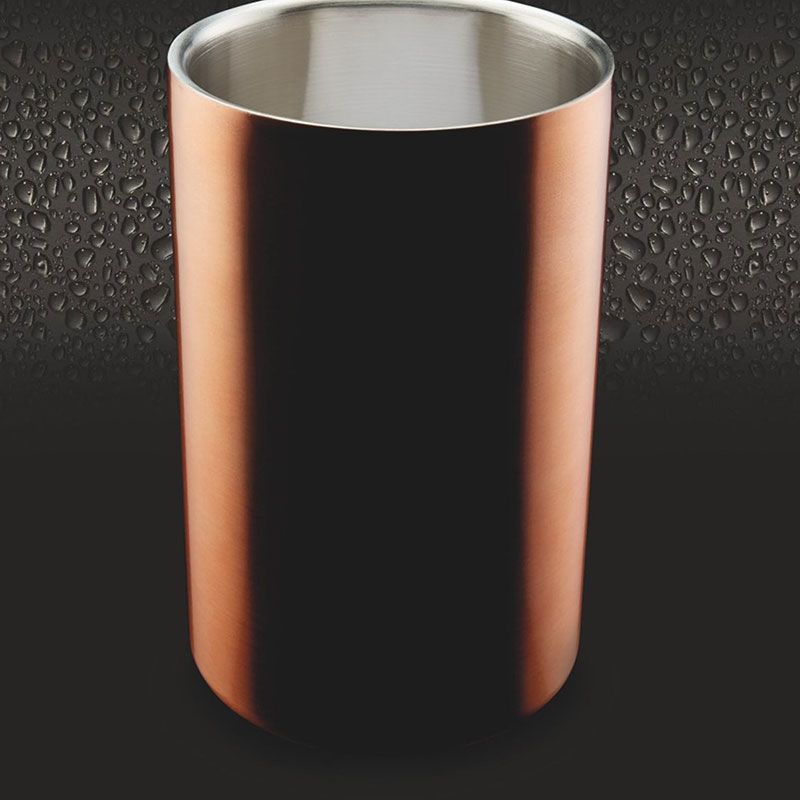 Wine cooler, Double Walled Copper Finish-4