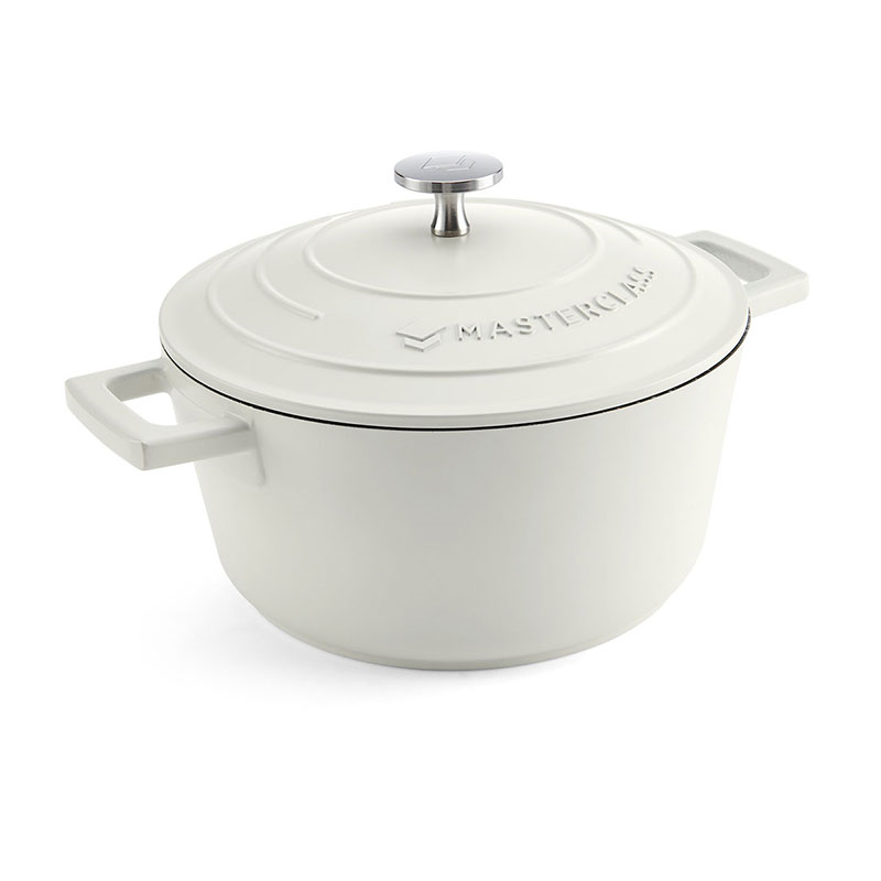 Cast Aluminium Casserole Dish, 2.5L, Cream-0