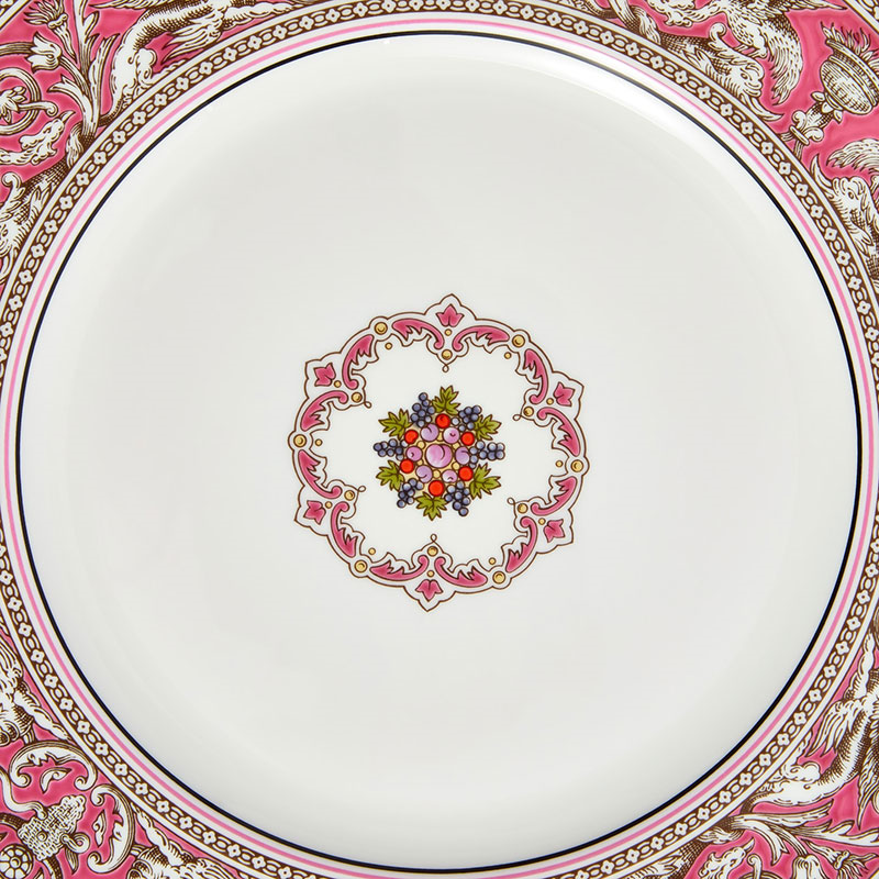 Florentine Plate, D27.3cm, Fuchsia-3