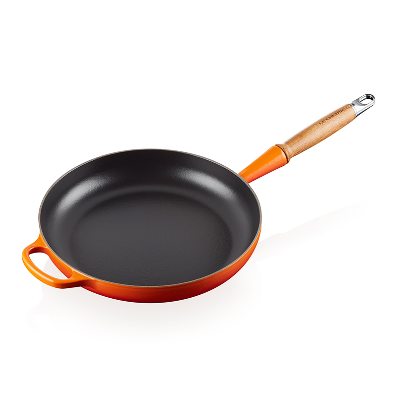 Signature Cast Iron 28cm Frying Pan, Volcanic-0