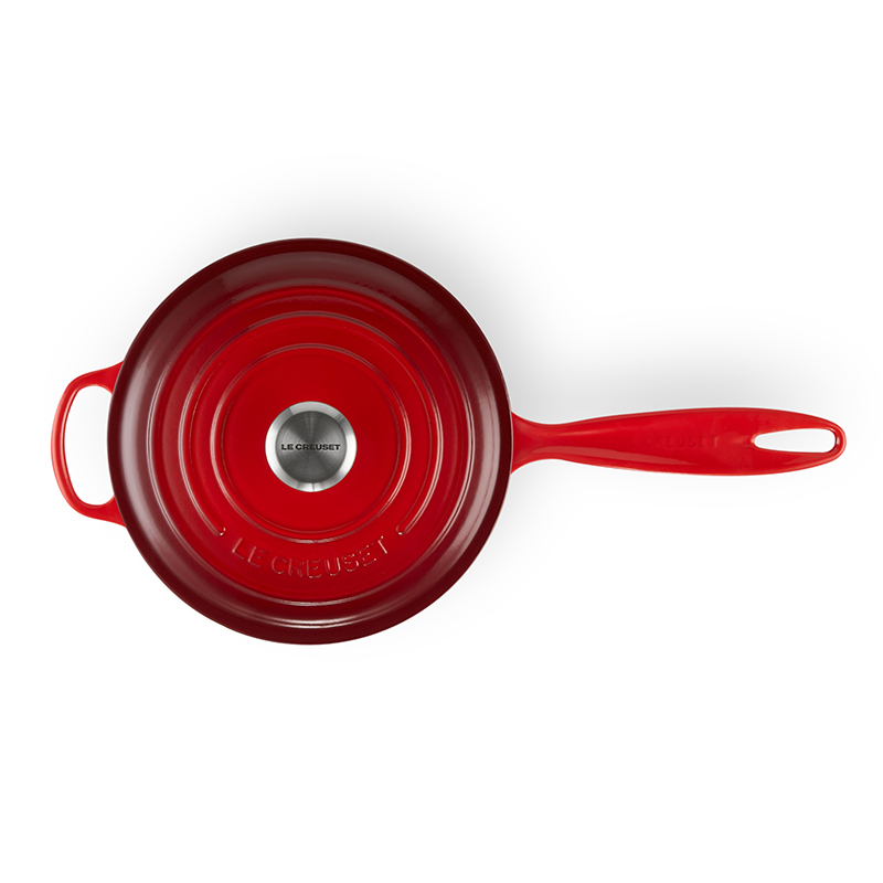 Signature Cast Iron Saucepan, 20cm, Cerise-1