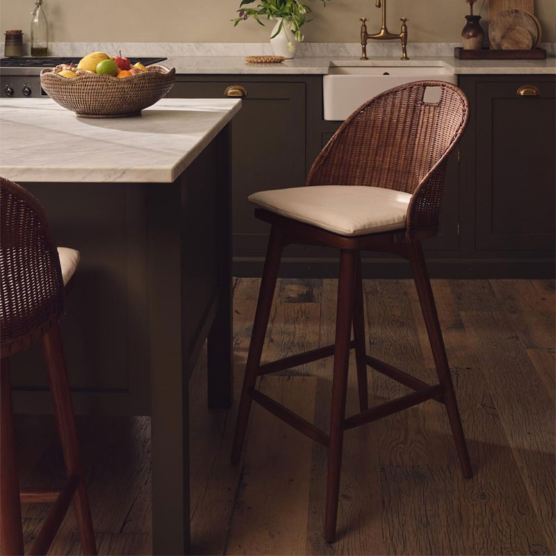 Panela Bar Stool, Chestnut-1