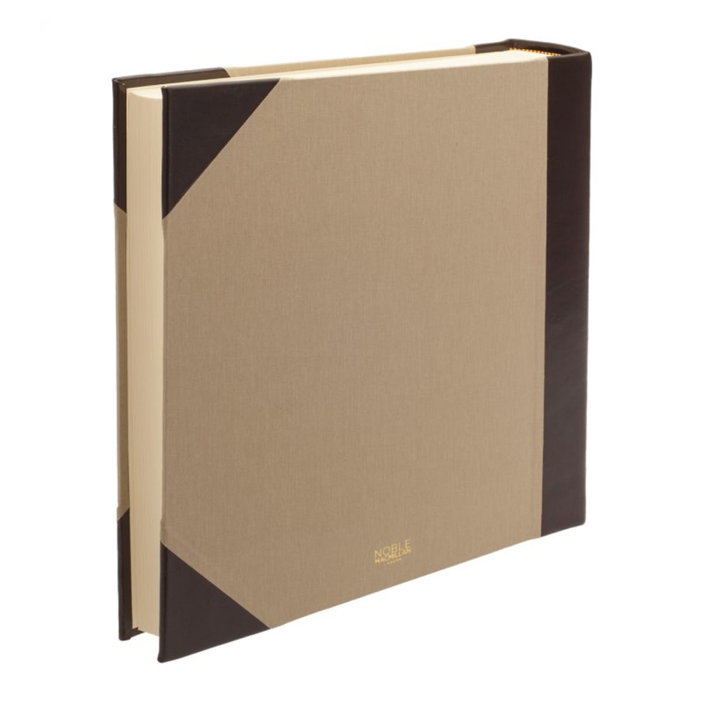 Safari Half Bound Square Photo Album, 36.5 x 36.5cm, Mocha-2