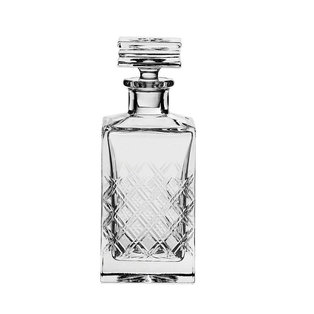 Tartan Square spirit decanter, 75cl-0