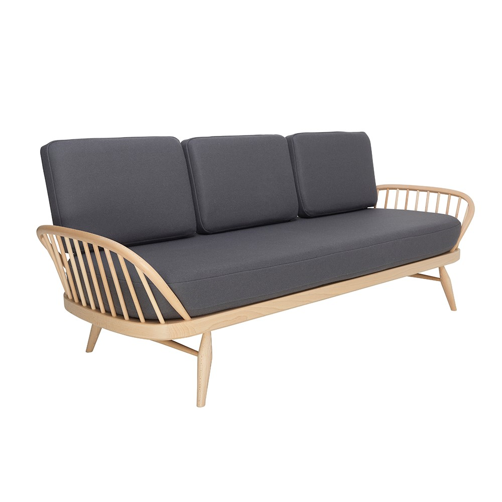 Originals Studio Couch, L.Ercolani by Ercol, H85 x W206 x D78cm, Natural-0