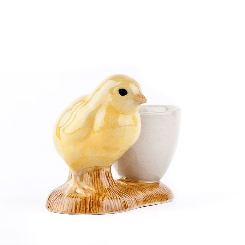 Yellow Chick Egg Cup, H8cm, Yellow-0