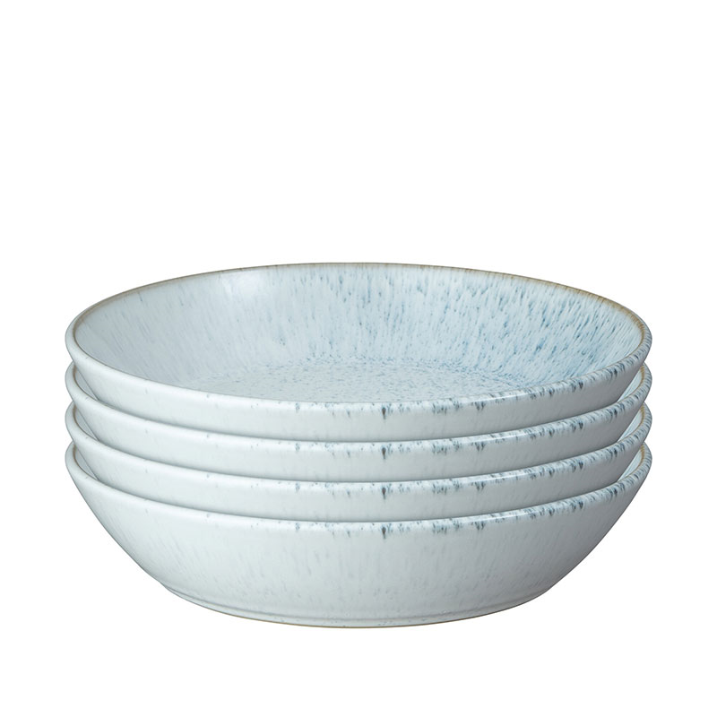 Kiln Blue Set of 4 Pasta Bowls, D22cm-0