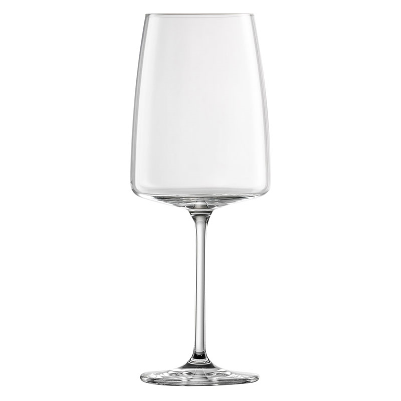 Vivid Senses Set of 2 Crystal Large Bordeaux Red Wine Glasses, 660ml, Clear-0