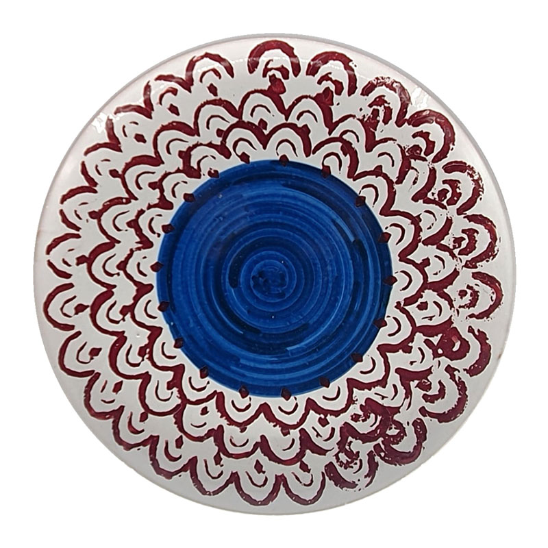 Sicily Plate, D28cm, Red-0