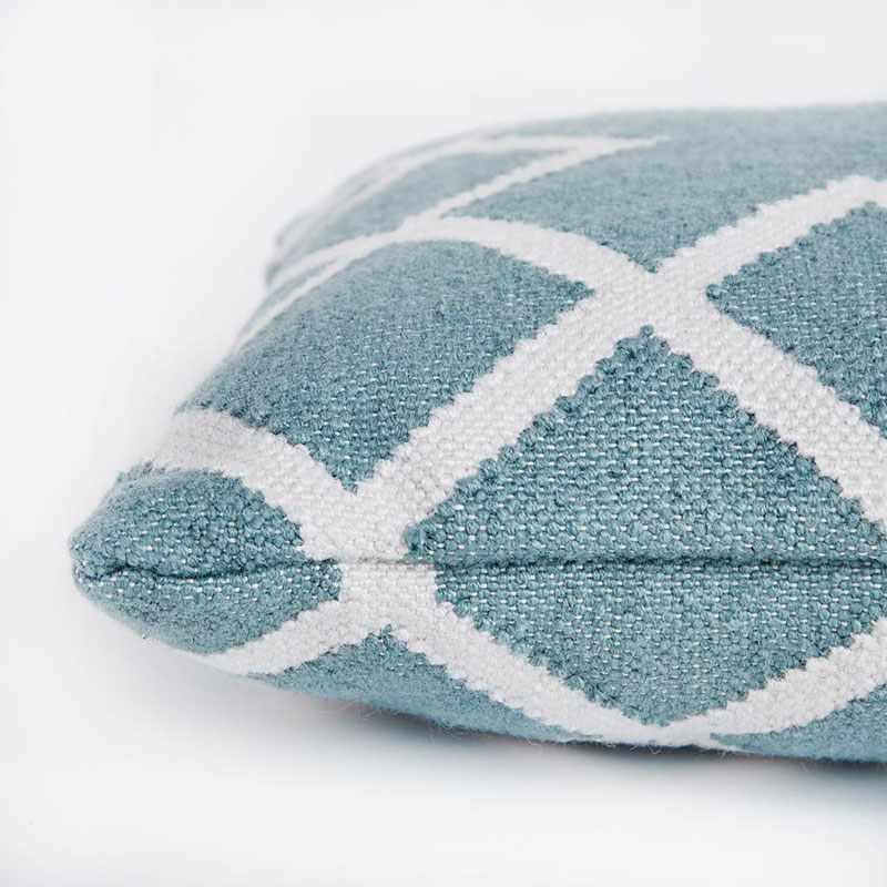 Juno Cushion, 40 x 60cm, Teal-1