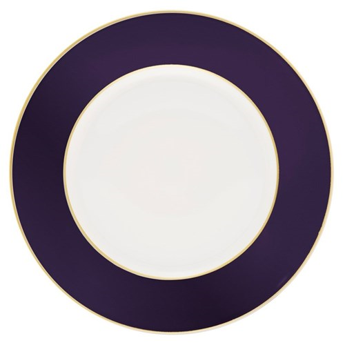 Sous Le Soleil Soup Plate, D22.5cm, Matt Gold Classic Sevres Blue-0