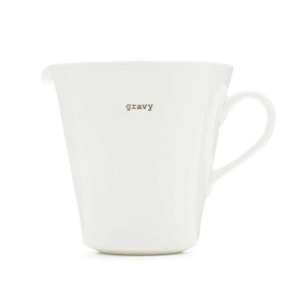 Word- Ceramic Jug, Large, "Gravy"-0