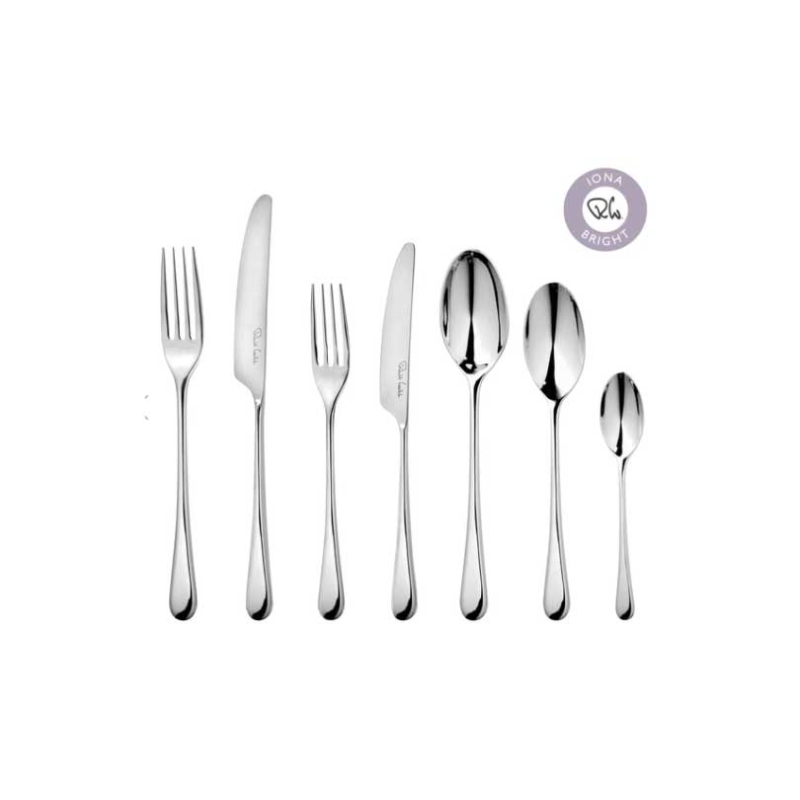 Iona Bright 42 piece cutlery set, Stainless Steel-0