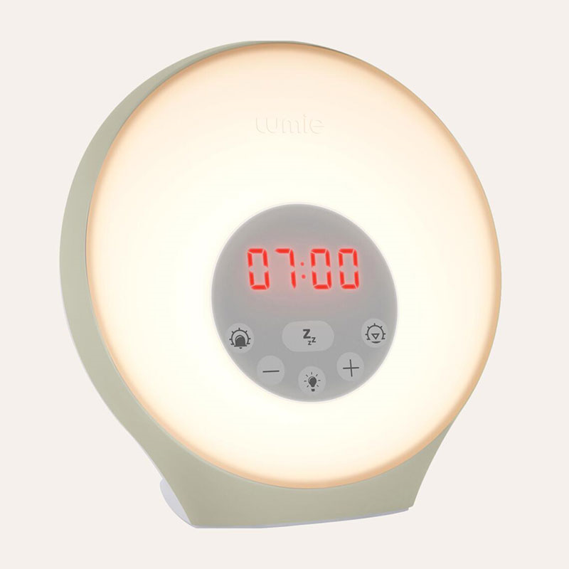 Sunrise Alarm Clock, White-0