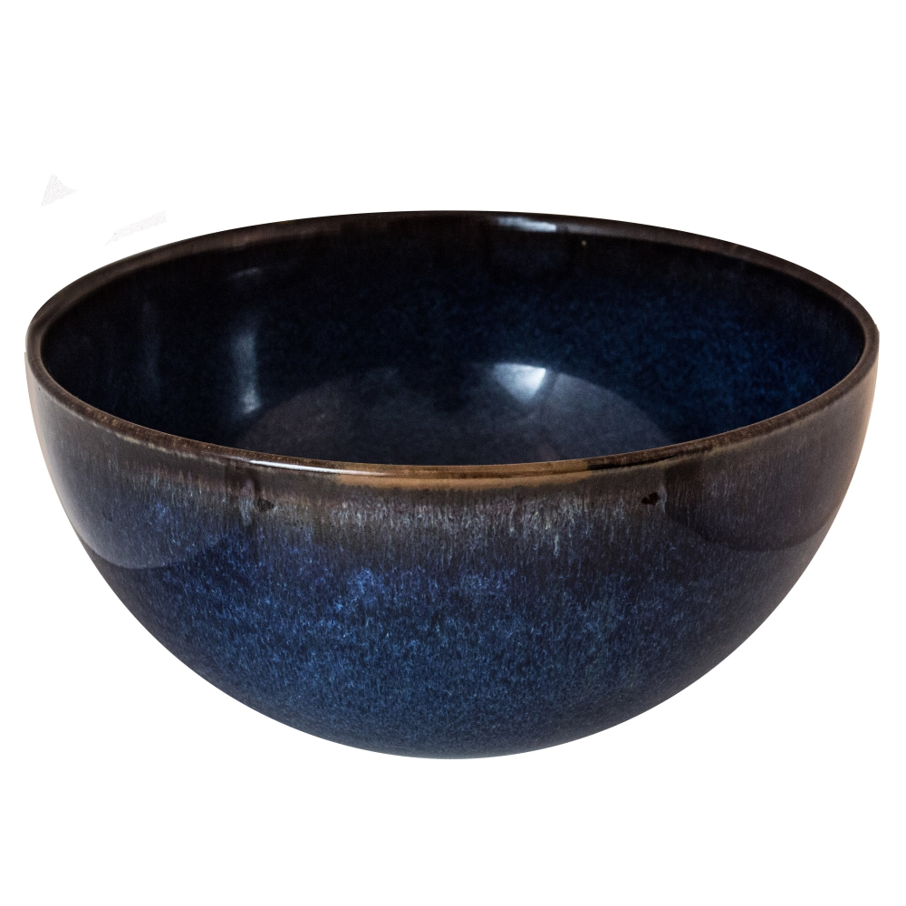 Tourron Serving bowl, 23cm, indigo-0