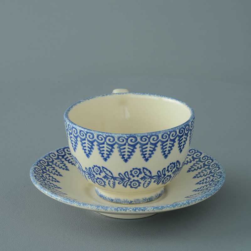 Lacey Blue Cup and saucer-2