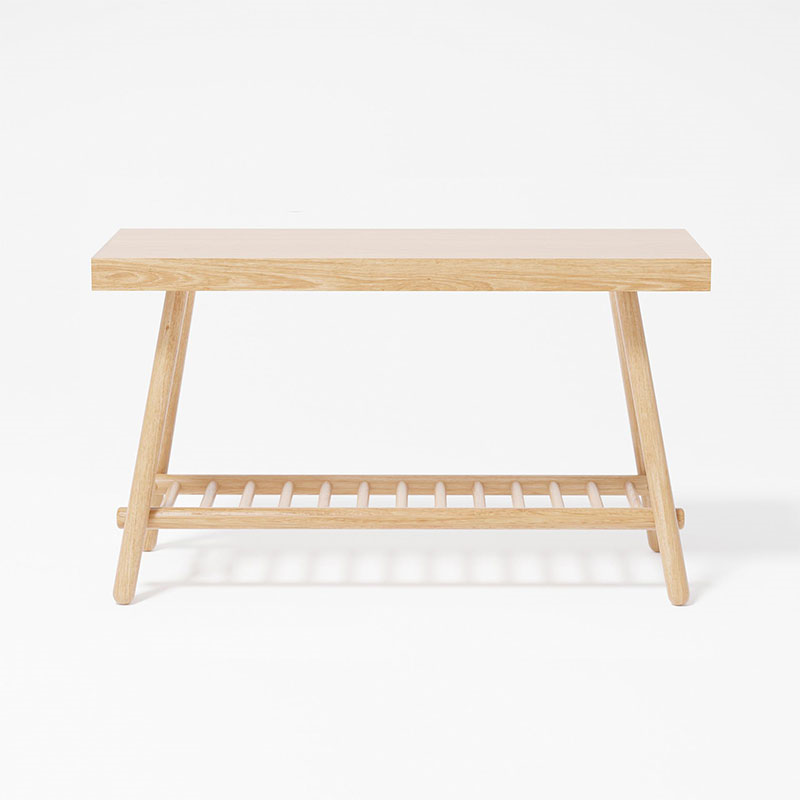 Bench, H43.5 x W75cm, Oak-6