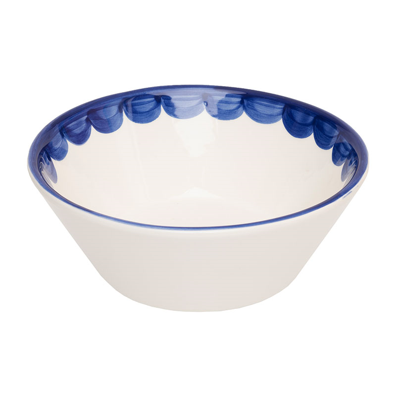 Scallop Set of 2 Bowls, D16cm, Blue-1