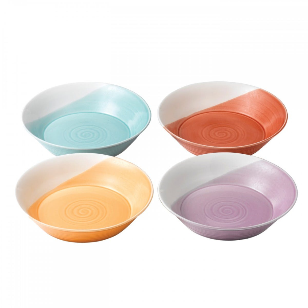 1815 Brights Set of 4 pasta bowls, 22cm, Mixed Colours-0