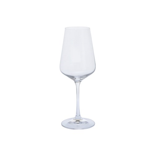 Cheers Set of 4 White Wine Glasses, 350ml, Clear-1