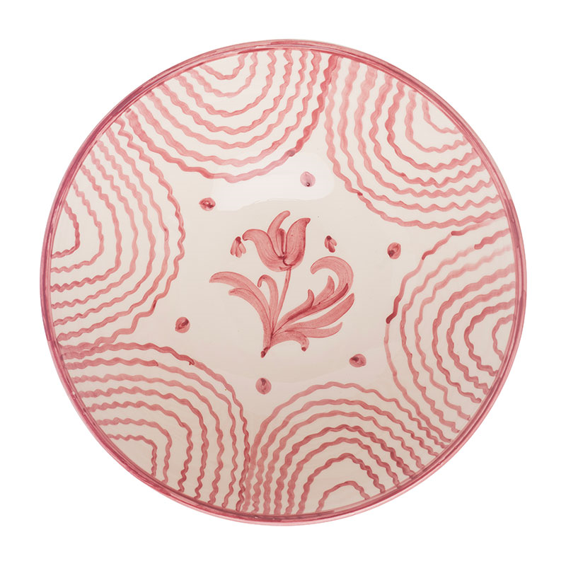 Flor Serving Bowl, D31cm, Pink-1