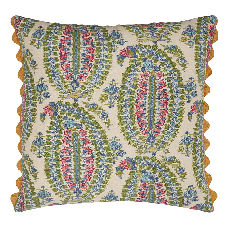 Anoushka Cushion, 50 x 50cm, Pink Green & Blue-0