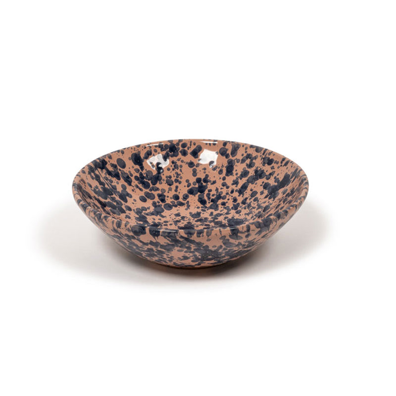 Splatter Bowl, D23cm, Blue and Pink-0