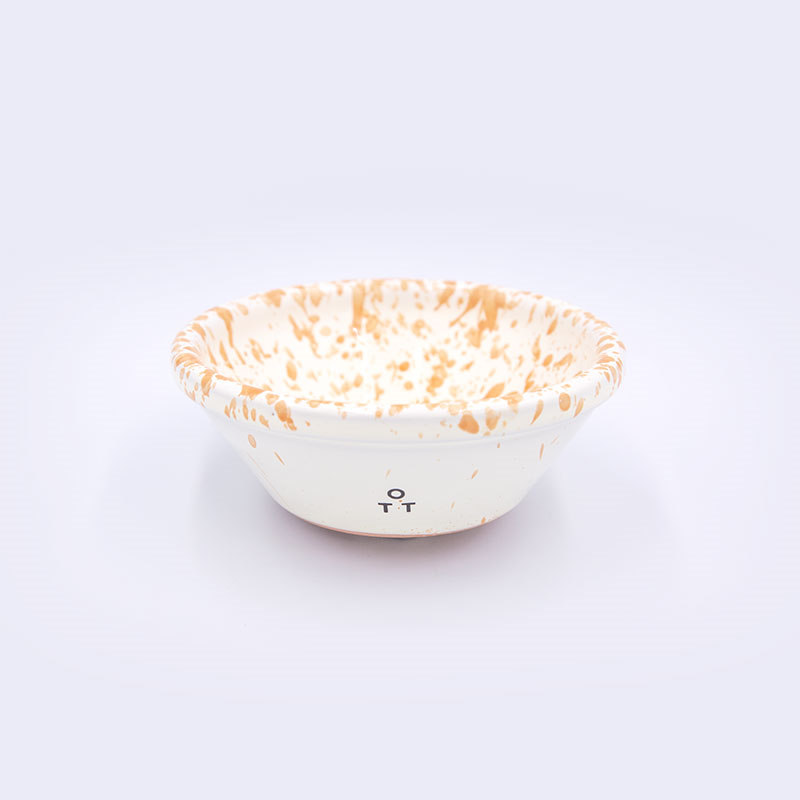 Splatter Nut Bowl, D12cm, Burnt Orange-1