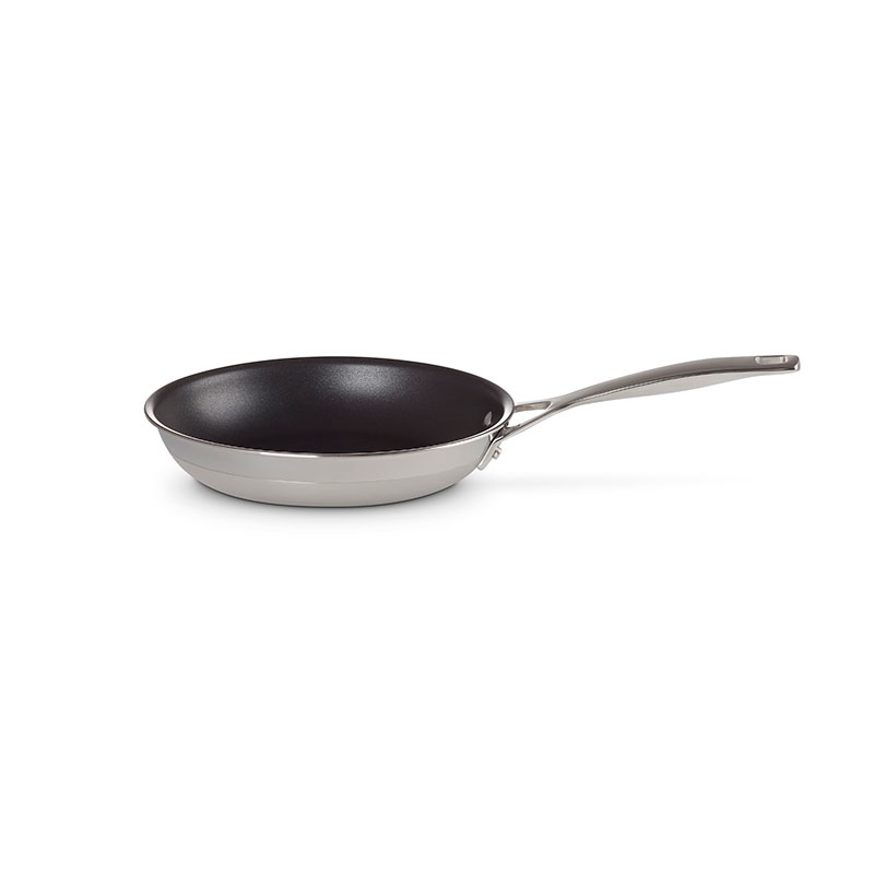 Classic 3-ply Non-Stick Omelette Pan, 20cm, Stainless Steel-1