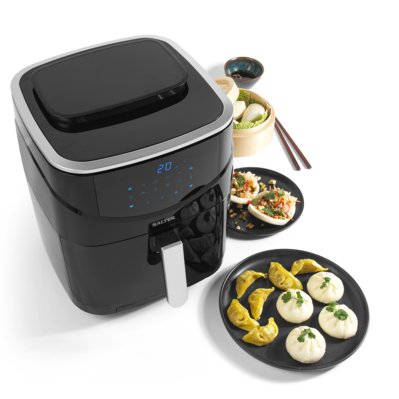 XL Digital Steam Air Fryer, 6.5, Black-1