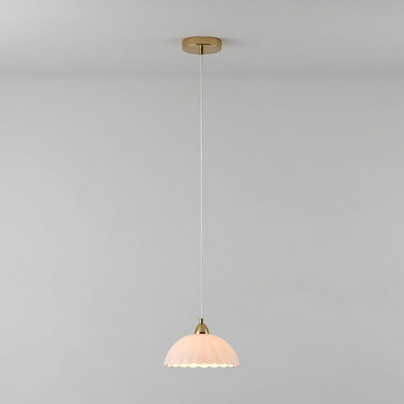 Flower Pendant Light, H187.5cm, Opal-2