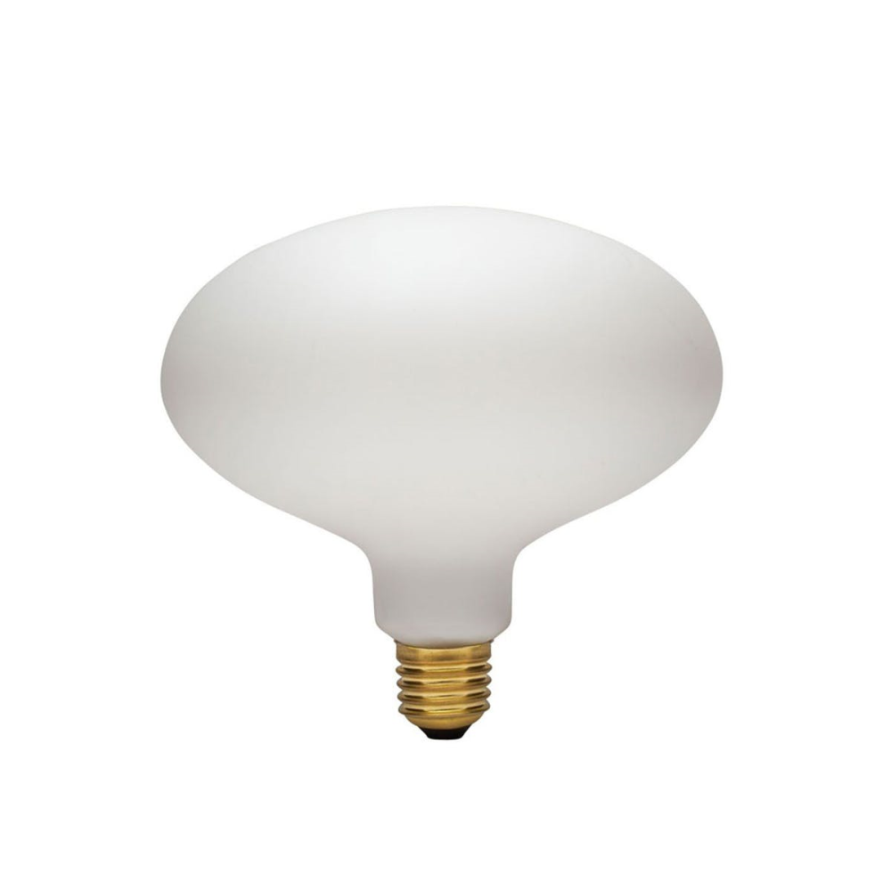 Oval 6W LED shaped bulb, L15 x W16cm, Clear-1