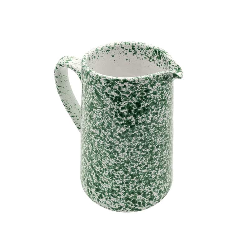 Splatter Jug, H22cm, Green-0