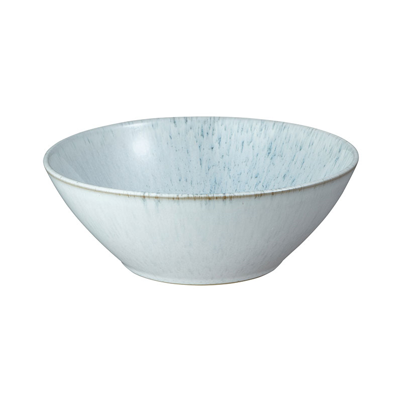 Kiln Blue Set of 4 Cereal Plates, D16.5cm-3