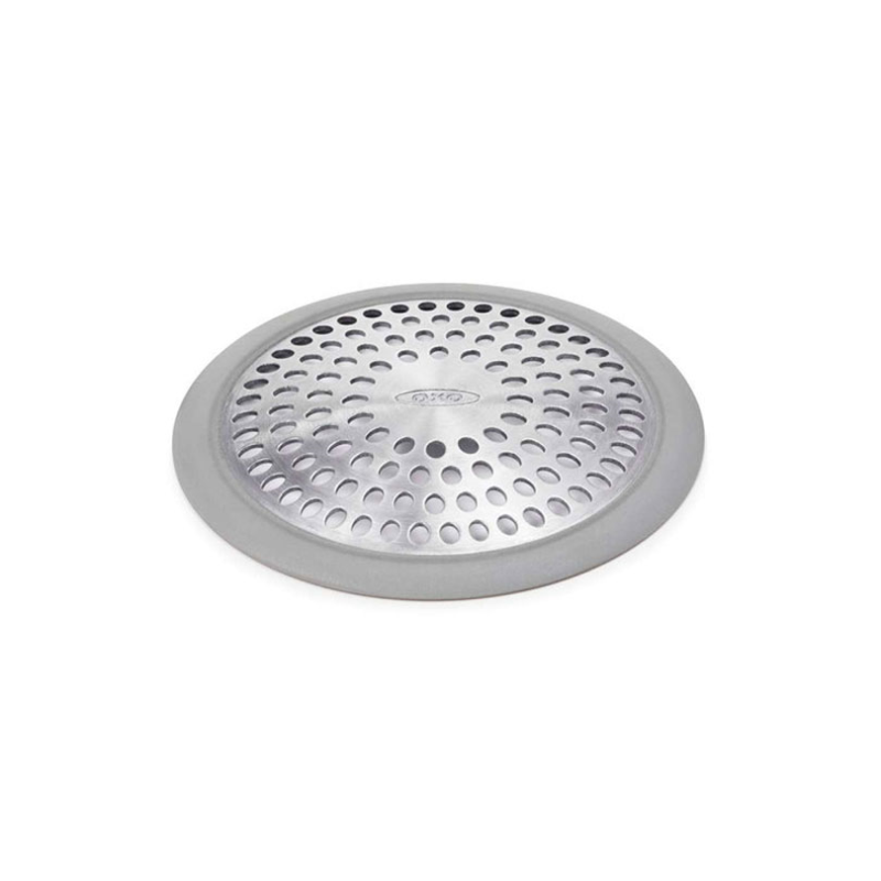 Bath tub drain protector, Silver/Black-2