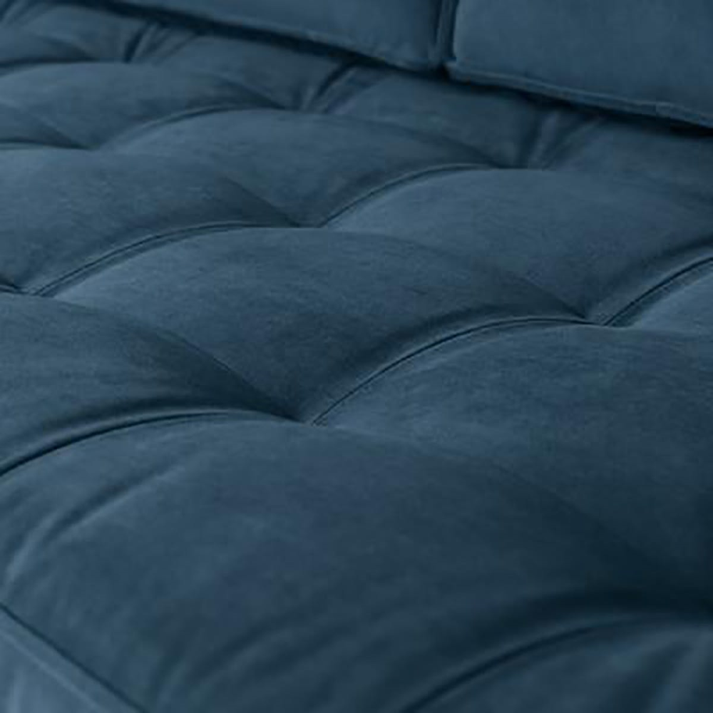 Model 02 2 Seater Velvet Sofa, Teal-5