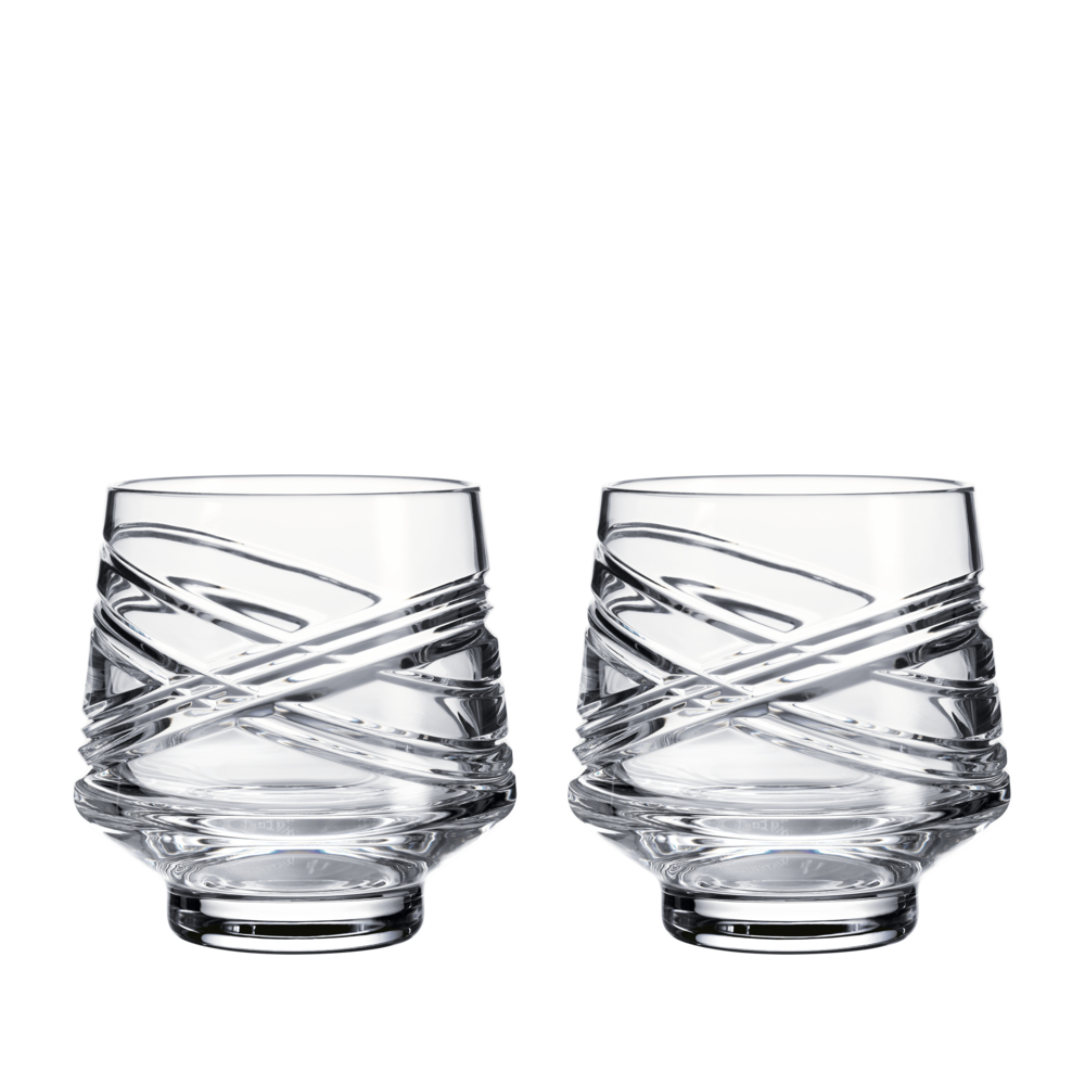 Aran Set of 2 Tumblers, 285ml, Clear-0