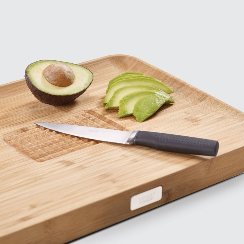 Cut&Carve Multi-function chopping board, 40 x 30 x 3.5cm, Bamboo-2